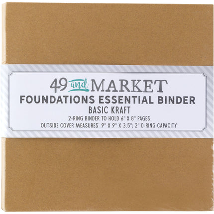 49 and Market - Foundations Essential Binder – Basic Kraft