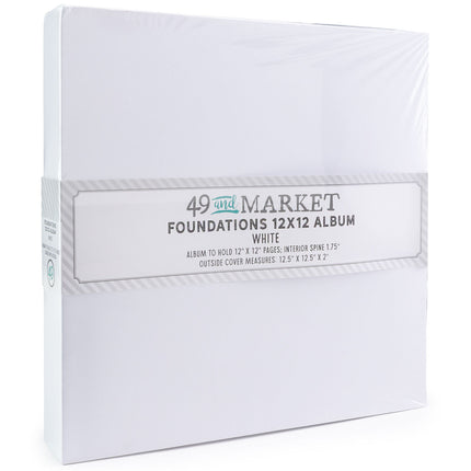 49 and Market - Foundations 12x12 Album - White