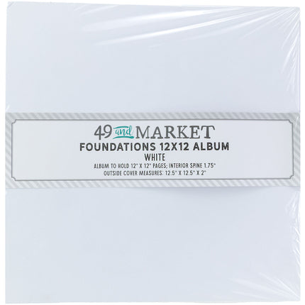 49 and Market - Foundations 12x12 Album - White