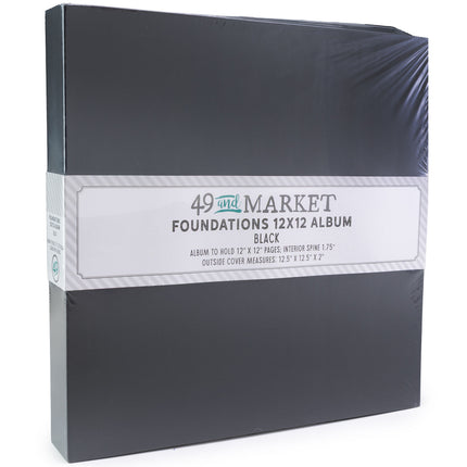 49 and Market - Foundations 12x12 Album - Black