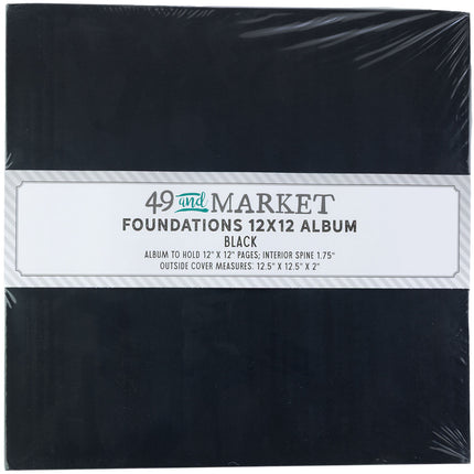 49 and Market - Foundations 12x12 Album - Black