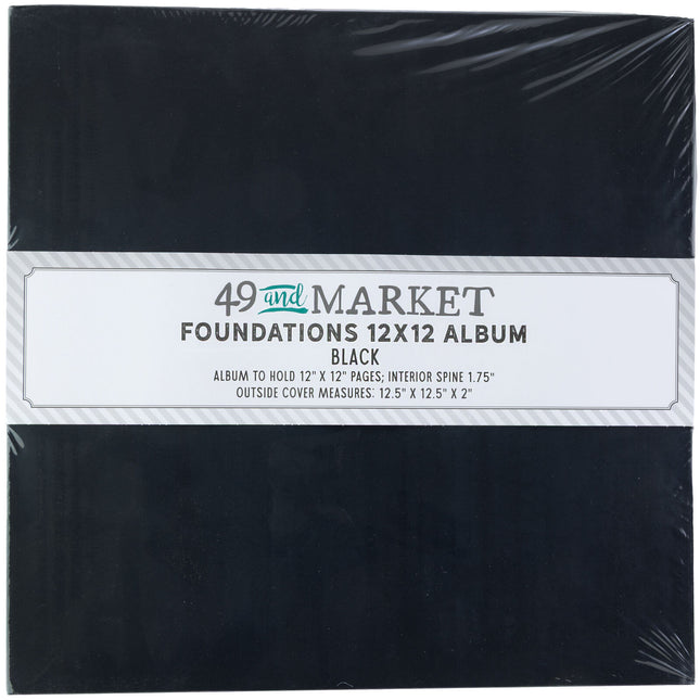49 and Market - Foundations 12x12 Album - Black