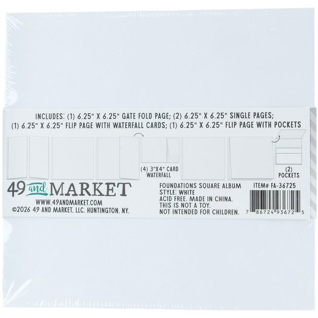 49 and Market - Foundations Square Album - White