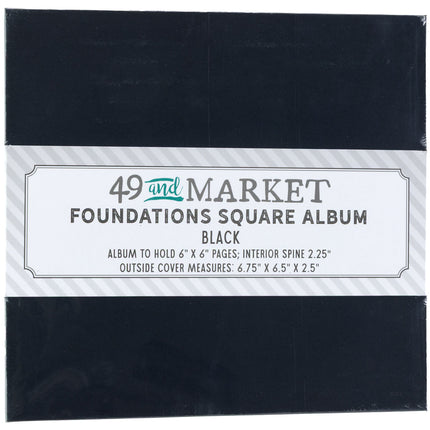 49 and Market - Foundations Square Album - Black