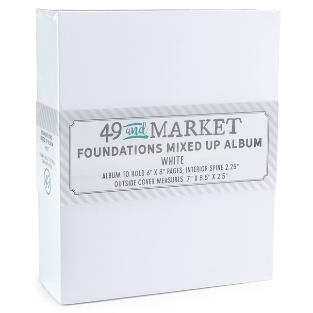 49 and Market - Foundations Mixed Up Portrait Album 2 - White