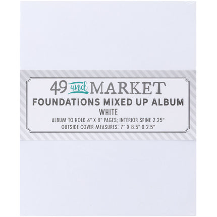 49 and Market - Foundations Mixed Up Portrait Album 2 - White