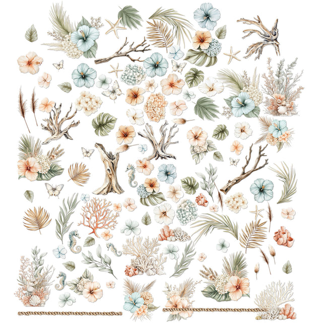 49 and Market - Coastal Soul - Laser Cut Botanicals