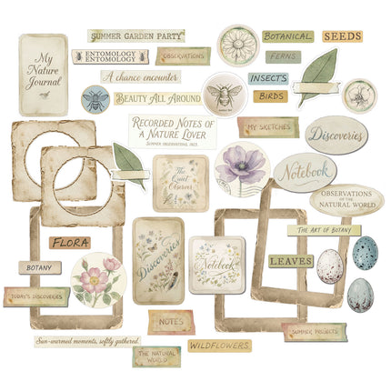 49 And Market - The Quiet Observer – Chipboard Assortment