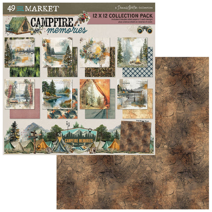 49 and Market - Campfire Memories - 12x12 Collection Paper Pack