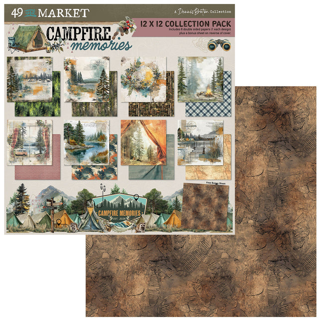 49 and Market - Campfire Memories - 12x12 Collection Paper Pack