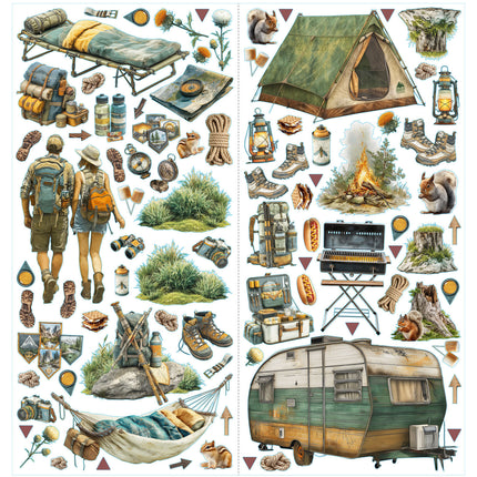 49 and Market - Camping Memories - Laser Cut Camping Elements