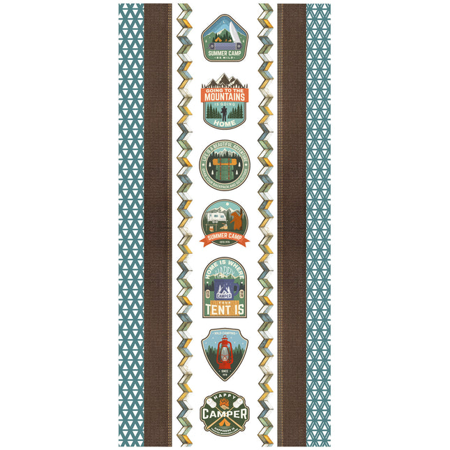 49 and Market - Campfire Memories - Washi Tape Stickers