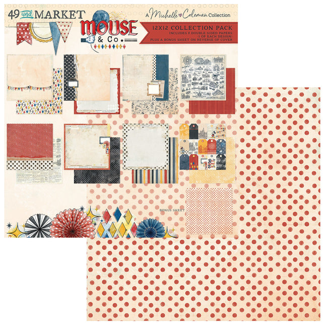 49 and Market - Mouse & Co - 12x12 Collection Paper Pack