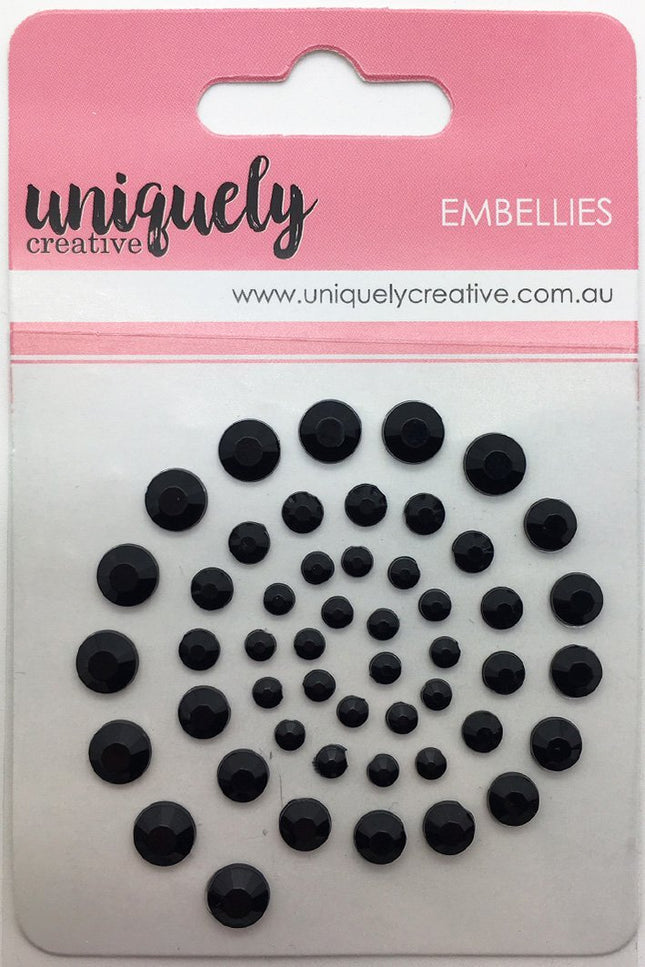 Uniquely Creative - Rhinestones - Black