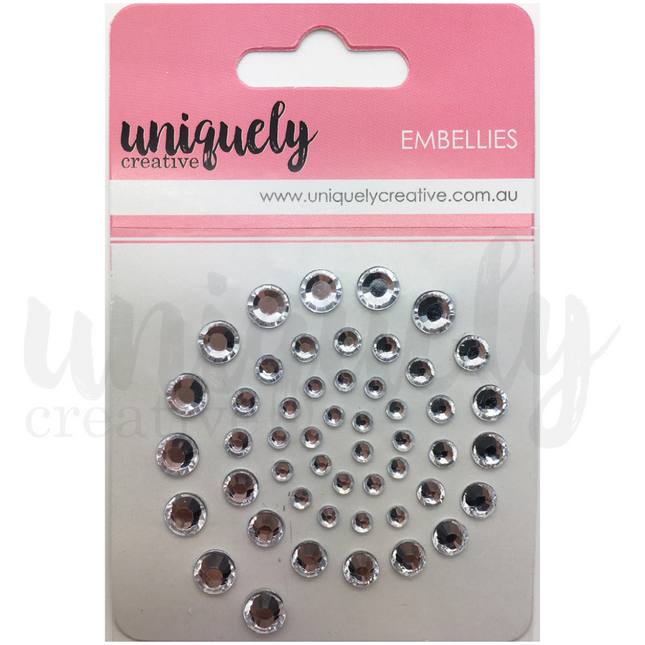 Uniquely Creative - Rhinestones - Silver
