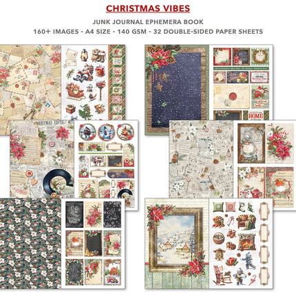 Ciao Bella - Magic Christmas A4 Junk Journal & Ephemera Book 32/Pkg