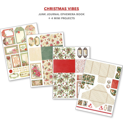 Ciao Bella - Magic Christmas A4 Junk Journal & Ephemera Book 32/Pkg