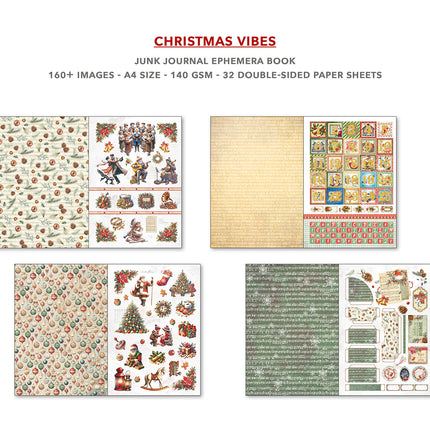 Ciao Bella - Magic Christmas A4 Junk Journal & Ephemera Book 32/Pkg