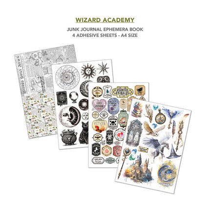 Ciao Bella - Wizard Academy A4 Junk Journal & Ephemera Book 32/Pkg