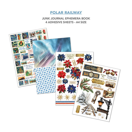 Ciao Bella - Polar Railway A4 Junk Journal Ephemera Book 32/Pkg