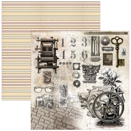 Ciao Bella - Typographic - 12x12 Paper Pad (12pk)