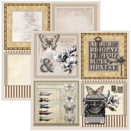 Ciao Bella - Typographic - 12x12 Pattern Pad (8pk)
