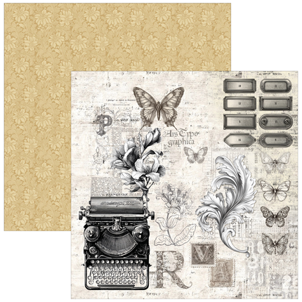 Ciao Bella - Typographic - 12x12 Pattern Pad (8pk)