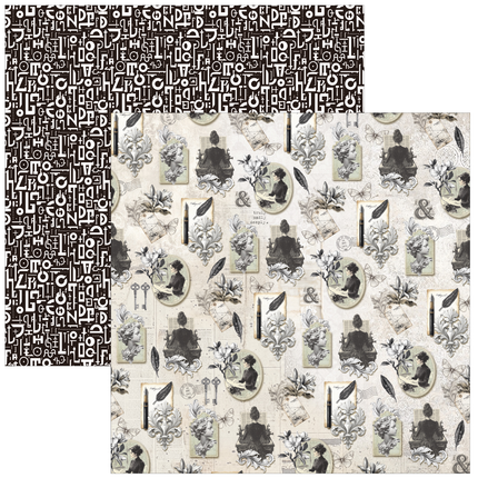 Ciao Bella - Typographic - 12x12 Pattern Pad (8pk)