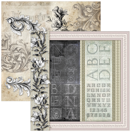 Ciao Bella - Typographic - 12x12 Pattern Pad (8pk)