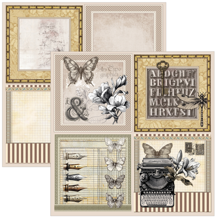 Ciao Bella - Typographic - 8x8 Paper Pad (12pk)