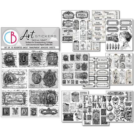 Ciao Bella - Lithographs - Art Sticker Set 10/Pkg