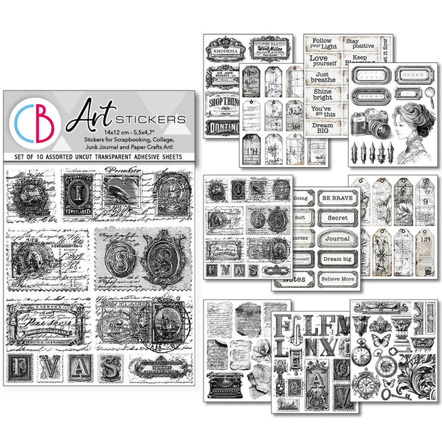 Ciao Bella - Lithographs - Art Sticker Set 10/Pkg