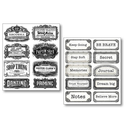 Ciao Bella - Lithographs - Art Sticker Set 10/Pkg