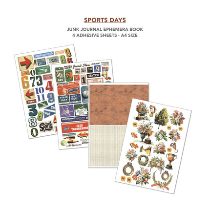 Ciao Bella - Sports Day A4 Junk Journal & Ephemera Book 32/Pkg