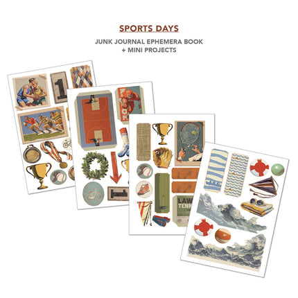 Ciao Bella - Sports Day A4 Junk Journal & Ephemera Book 32/Pkg