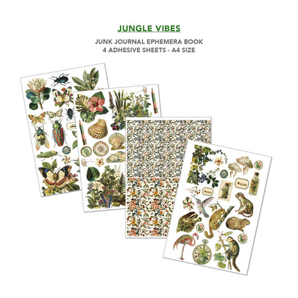 Ciao Bella - Jungle Vibes A4 Junk Journal & Ephemera Book 32/Pkg