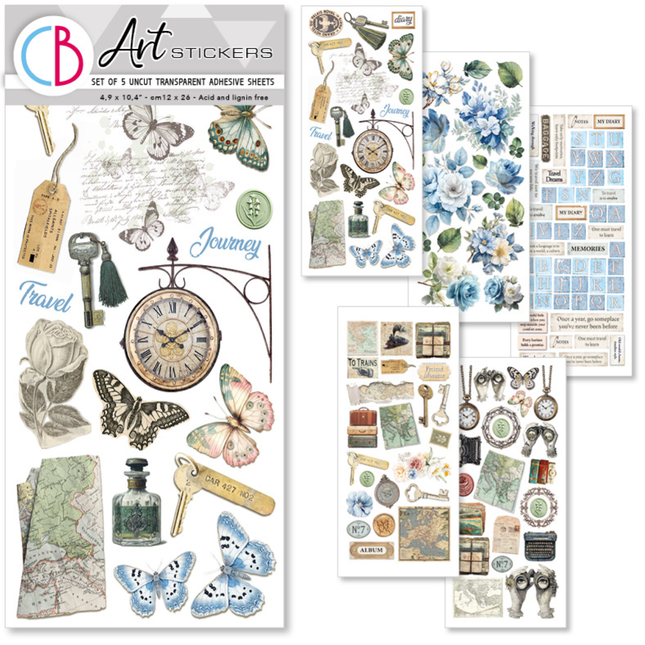 Ciao Bella - Eastern Journey - Art Stickers 5/Pkg