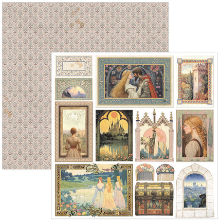 Ciao Bella - Courtly Love - 8x8 Paper Pad (12pk)