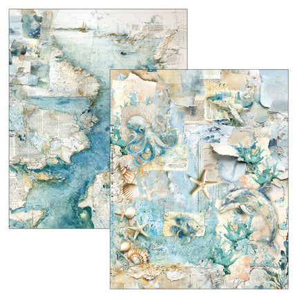 Ciao Bella - Edge of the Ocean - Mixed Media Book