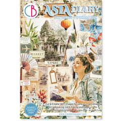 Ciao Bella - Asia Diary A4 Junk Journal & Ephemera Book 32/Pkg