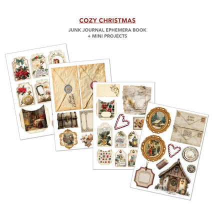 Ciao Bella - Cozy Christmas A4 Junk Journal Ephemera Book 32/Pkg