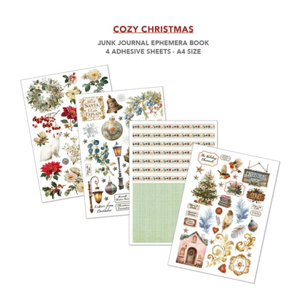 Ciao Bella - Cozy Christmas A4 Junk Journal Ephemera Book 32/Pkg