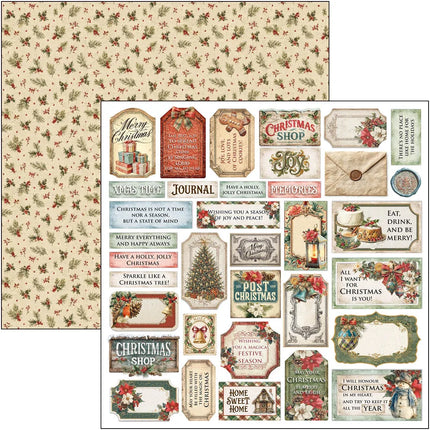 Ciao Bella - Merry & Bright - 12x12 Pattern Pad (12pk)