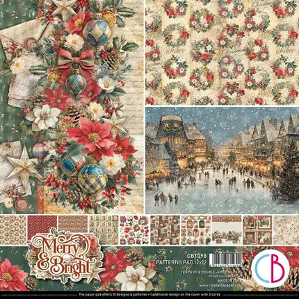 Ciao Bella - Merry & Bright - 12x12 Pattern Pad (8pk)