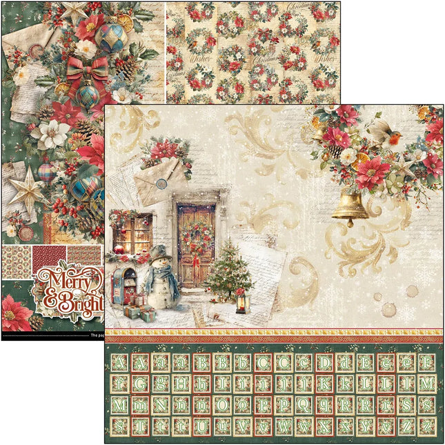 Ciao Bella - Merry & Bright - 12x12 Pattern Pad (8pk)
