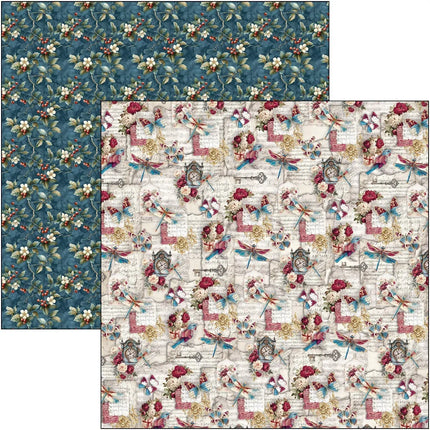 Ciao Bella - Bohemian Burgundy - 12x12 Pattern Pad (12pk)