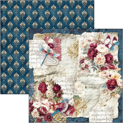 Ciao Bella - Bohemian Burgundy - 12x12 Pattern Pad (8pk)