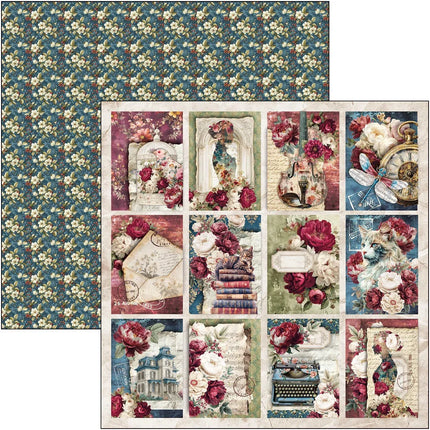 Ciao Bella - Bohemian Burgundy - 12x12 Pattern Pad (8pk)