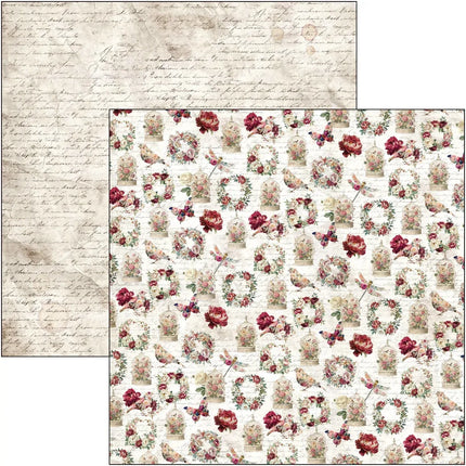 Ciao Bella - Bohemian Burgundy - 8x8 Paper Pad (12pk)