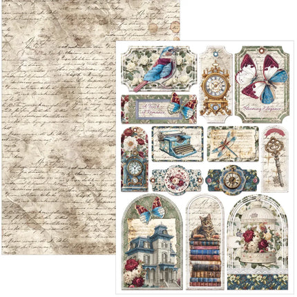Ciao Bella - Bohemian Burgundy - A4 Paper Pad (9pk)